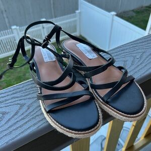 Black Strappy Sandals